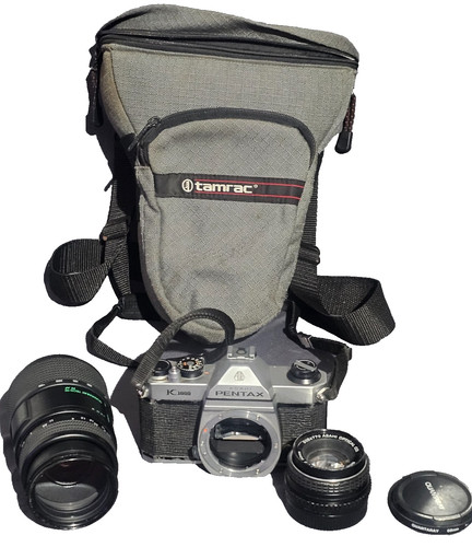 Pentax k1000 con obiettivo - pentax,